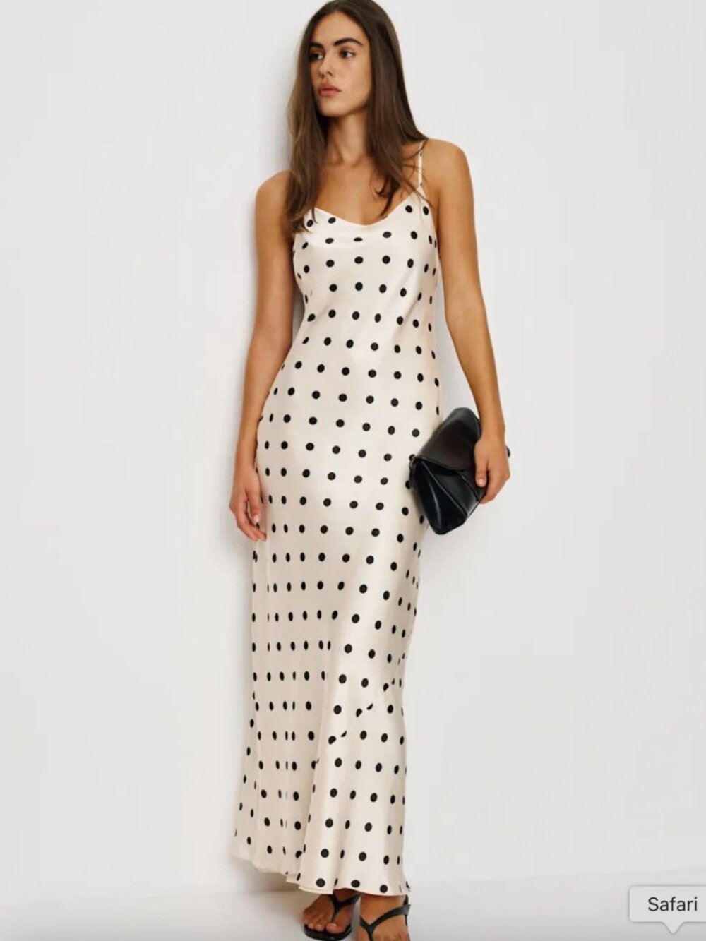 NWT* Parma Silk Dress | Seasonal — Sundae Dot, L - Picture 6 of 6